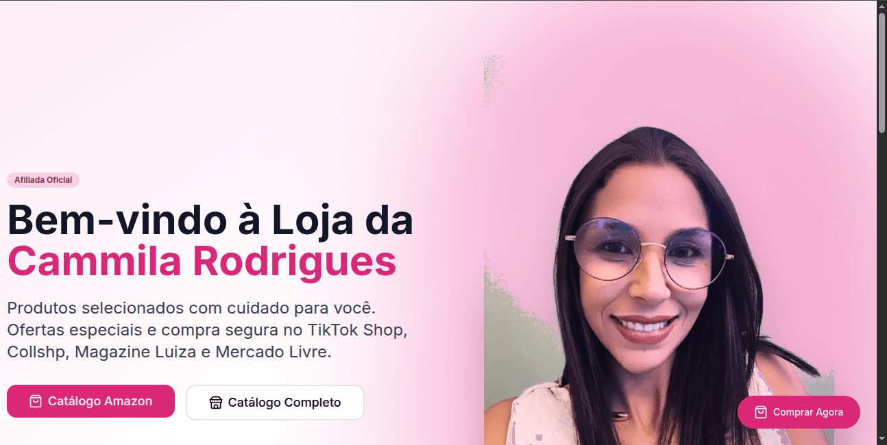 Landing Page Camilla